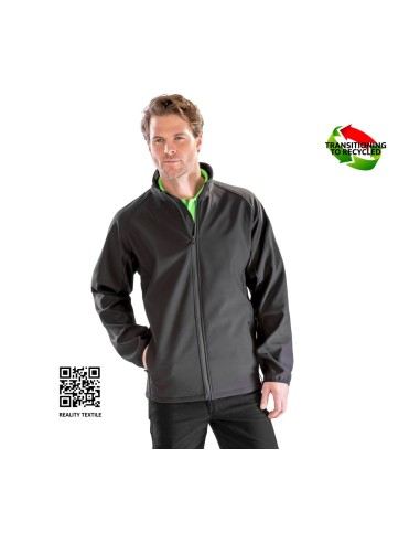 RES-R231M-Men's Printable Softshell Jacket with Recycled Fleece Inner